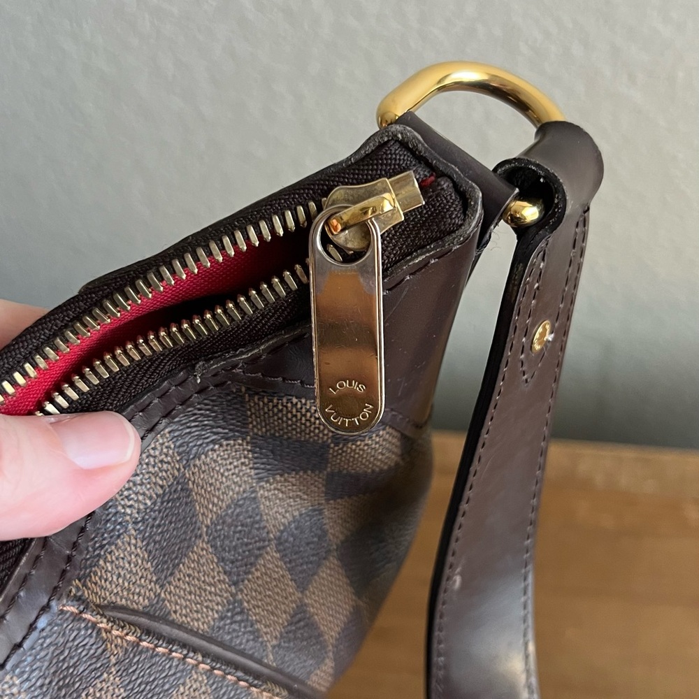 💸 SOLD • Authentic Louis Vuitton Thames GM Damier Ebene Shoulder Bag - Picture 12 of 13